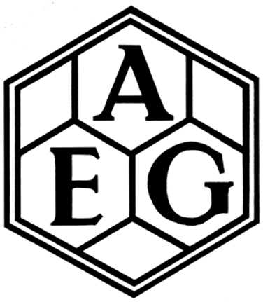 Resim 1: Peter Behrens in tasarladığı AEG logosu, 1907 1960'ların başında, kapsamlı tasarım sistemleri kavramı bir