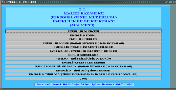 2011 YILI FAALİYET RAPORU Evrak Takip Ekranından: Genel, gelen, giden ve Ģube evrakı iģlemlerine iliģkin veri giriģi yapılmakta ve izlenmektedir.