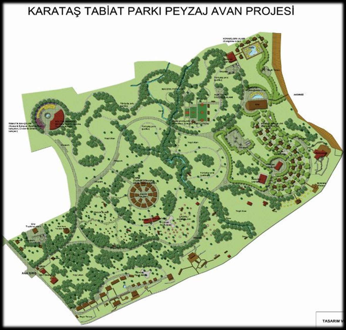 1 Mevcut Alanlarımızın Yeniden Yapılandırılması 1.1. Kumluk Tabiat Parkı ( Günübirlik ): Karataş Adana iline 45 km mesafede bulunan Karataş ilçesindeki Kumluk Tabiat