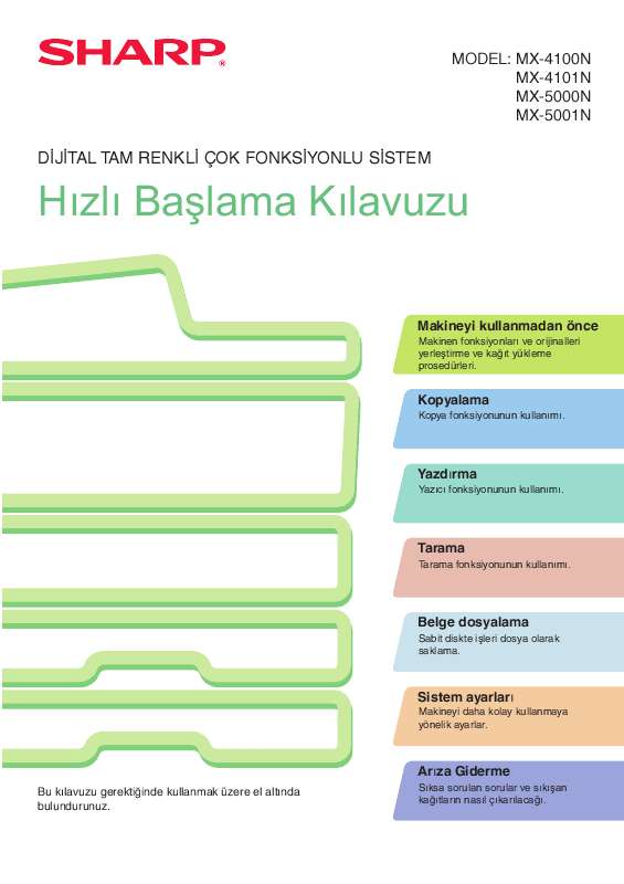 vb) cevaplarını bulacaksınız. Detaylı kullanım talimatları kullanım kılavuzunun içindedir.