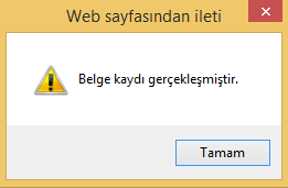 Bu ekranda var olan sekmelere ek olarak iş akışı ve belge erişim kayıtları