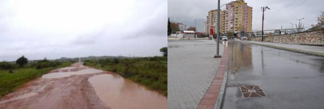 Yukarıdaki haritalar incelendiğinde taşkın sayıları (Şekil 5.15) ve yerleşim yoğunluğu (Şekil 5.