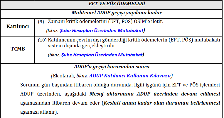 TCMB Ödeme Sistemleri İş Sürekliliği Uygulama Planı Katılımcı