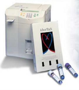 Şekil 13 Verify Now P2Y12 testinin ölçüm mekanizması (Michelson A. Methods for the Measurement of Platelet Function. Am J Cardiol 2009;103[suppl]:20A 26A dan alınmıştır) 3.4.3.c Plateletworks: Plateletworks, GpIIb/IIIa ile bağlantılı trombosit agregasyonunu ölçen diğer bir metod olup, trombosit sayısının agonistle ve agonistsiz karşılaştırılmasına dayanır.