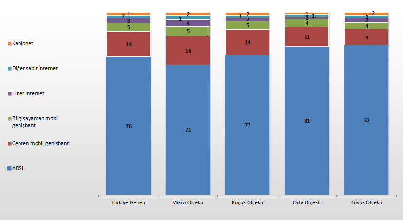 kullananların oranı ise %12 olarak tespit edilmiştir. Her iki hizmeti birbirleri ile tamamlayıcı hizmetler olarak kullananların oranı ise %34 dür.