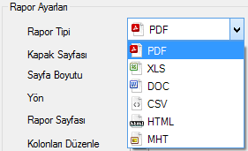 12 6. Sayfalar arası gitmek için paneli kullanılabilir. 7. Bu arama sonucunu Rapor olarak dışarı aktarmak için butonuna basılır. 8.