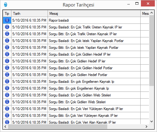 44 4.3.3. Rapor Yöneticisi Rapor Yöneticisi, oluşturulan raporların izlenmesi için oluşturulmuş modüldür.