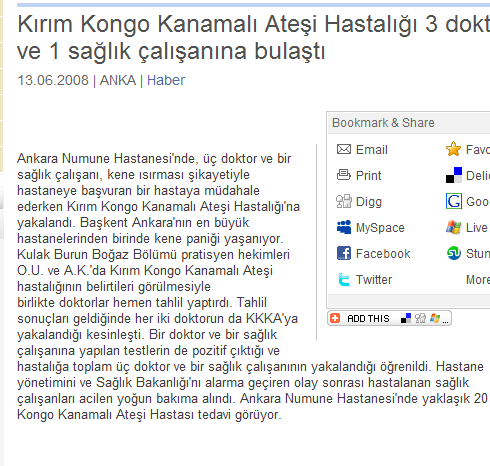 Infectious Diseases and Clinical Microbiology Department 19th ECCMİD 2009 Helsinki INDEKS OLGU 4 KKKA IgM pozitif Ribavirin(-) Eksitus Sağlık Çalışanı (Doktor KBB) KKKA-PCR pozitif Bulaş yolu: