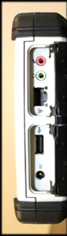 CX7/CA6 ön tarafı D E A B C F G H I A: Waterproof 9-pin serial D: Microphone