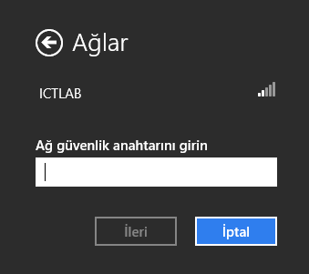 DİZÜSTÜ PC NİN KULLANIMI Bağlantı Yok (Kablosuz işlevi KAPALI) 5. Başarılı bir şekilde bağlandığınızda, Görev Çubuğunda aşağıdaki simgeyi görürsünüz: Bağlandı 6.