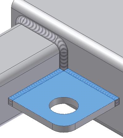 Kaynak sembolü tanımlamak için, Create Welding Symbol seçeneğini aktif duruma getirin. 27.