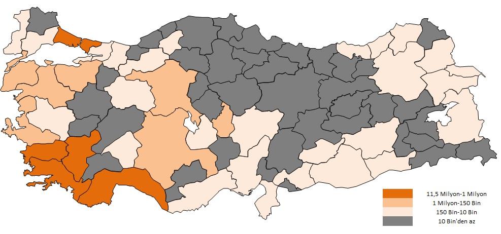 kiliseleri ve havraları ile Kahramanmaraş ilindeki Eshab-ı Kehf Külliyesi ile inanç turizminde ve bölge geneline yayılan zengin tarihi miras ile kültür turizminde marka değeri olabilecek kaynaklara