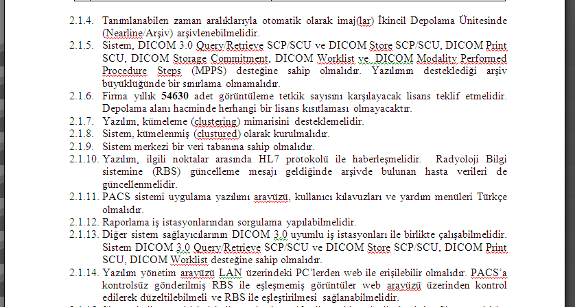 4.16. Dijital Diktasyon Sistemi Dijital Diktasyon sistemi özelliklerinin alındığı aşamadır (Şekil 28). Şekil 28 Dijital Diktasyon Sistemi Ekranı 4.17.