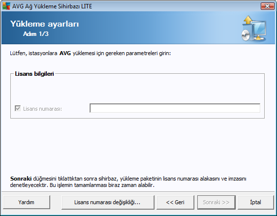 AVG Ag Kurulum Sihirbazi Lite, hizli bir sekilde AVG komut dosyasi olusturma sürecinizde size yol gösterir. Komut dosyasi, daha sonra AVG'yi istasyonlariniza kurmaniz için kullanilabilir. 8.2.1.