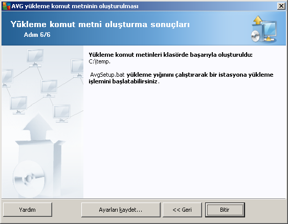 Bu adimda hem kurulumun hem de yapilandirmanin önizlemesi bulunur. Ilk sekmede, kurulum dosyasi hakkinda, ikinci sekmede ise ön ayarlar hakkinda bilgiler bulunur.