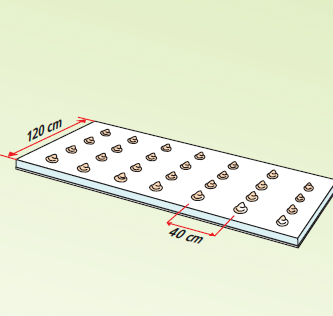 dakika, donma suresi yaklaşık 80 dakikadır. 3.4.5. Levhaların kesilmesi Alcı levhanın on yüzündeki karton, mastar kullanılarak maket bıçağı ile kesilir.