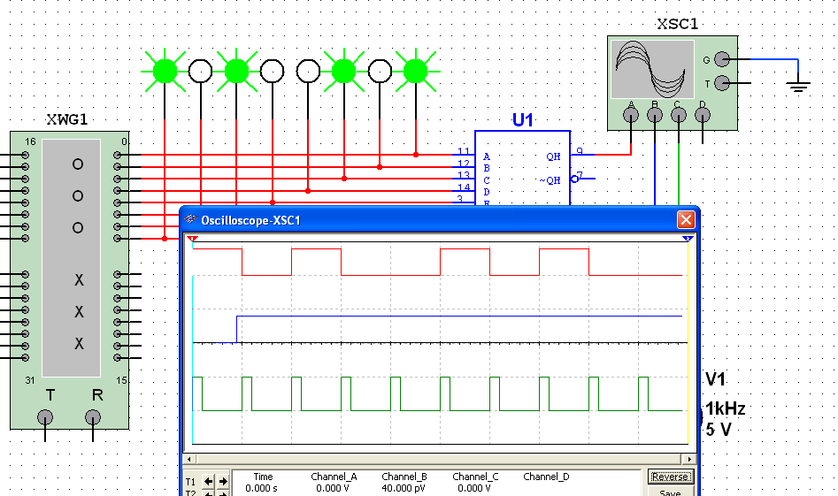 16 74H165 Shift Register MSB Q 7