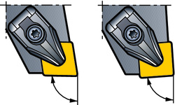 LİK İŞLM Kaba D DLİK İŞLM Kaba İki bağlama sistemi T-MAX P kesici uçlar için RC-rijit bağlama CoroTurn kesici uçları için vidalı bağlama iriş açısı (ilerleme açısı) 91 84 iriş açısı (ilerleme açısı)