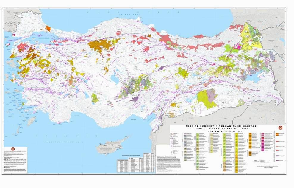 Yeni HazırlananVeri Tabanları - Ofiyolit Veri Tabanı 2013-2014 - Jeolojik Miras Alanları Veri Tabanı 2013- - Mağara Veri Tabanı 2013- - Uzaktan Algılama Veri Taban