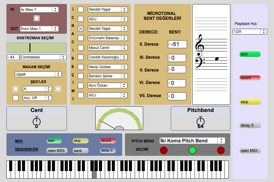 469 Türk Makam Müziği İçin Max/Msp Tabanlı Mikrotonal Mıdı Arayüz Tasarımı kullanılmıştır.