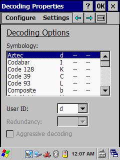 Label Programming Enable : Barkodun başına ilave edilecek karekter/işlevi belirler.