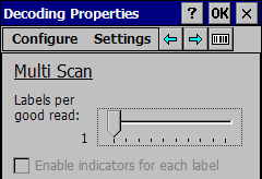 Enable illumination : Okutma anında aydınlatma ışığının (beyaz renkli) aktif/pasif olmasının belirlenmesini sağlar. Read from display : Telefon vb.