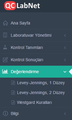 13. Excel Dosyası ile Sonuç Girişi 2. Excel dosya tanımlamasının önceden yapılmış olması gerekmektedir (12. adım). 3. Sol tarafta bulunan Kontrol Sonuçları tıklanır. Açılan menüden.