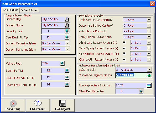 EN.2 Cari Programından Yapılan Muhasebe Entegrasyon Tanımları Cari programında muhasebeye entegrasyon tanımları cari kartlar ve cari hareket fişleri için yapılır. EN.2.1 Cari Kart İçin Muhasebe Entegrasyon Tanımı Cari kartlar için muhasebe entegrasyon hesabı, cari kartın bağlantılar sayfasında yazılır.