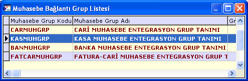 EN.5 Kasa Programından Yapılan Muhasebe Entegrasyon Tanımları Kasa kartları için muhasebe hesap kodu, kasa kartının Ek Bilgiler sayfasındaki muhasebe hesap kodu bölümüne yazılır ve kasa hareketleri