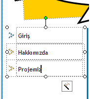 Sağda çıkan tasarımlardan birini seçelim. Örneğin; Balnlar seçeneğini veya hşunuza giden başka bir şabln seçelim. Karşımıza aşağıdaki gibi bir pencere gelecektir.