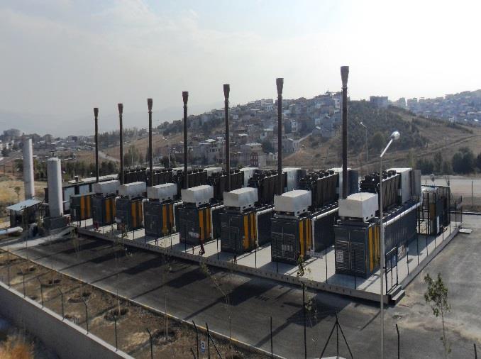 elektrik üretilmeye başlanmıştır. Üretilen elektrik enerjisi enterkonnekte sisteme verilmekte olup, Enerji Piyasası Düzenleme Kurumundan (EPDK) Yenilenebilir Enerji Üretim Lisansı alınmıştır.