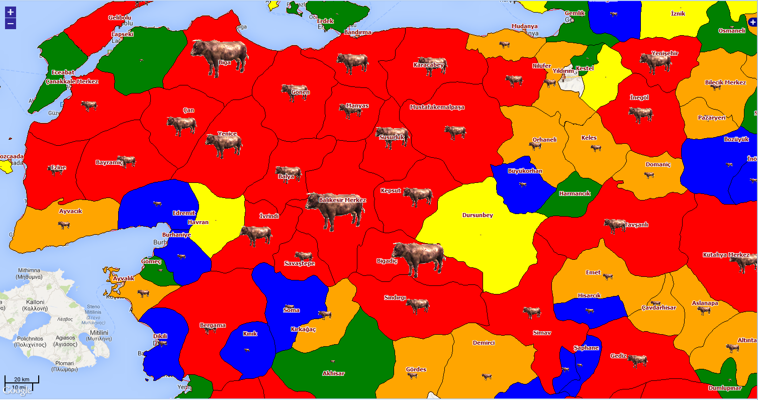 Resim 27: Sığır (Kültür) Analizi Bir yerleşim yerindeki Sığır (Kültür)