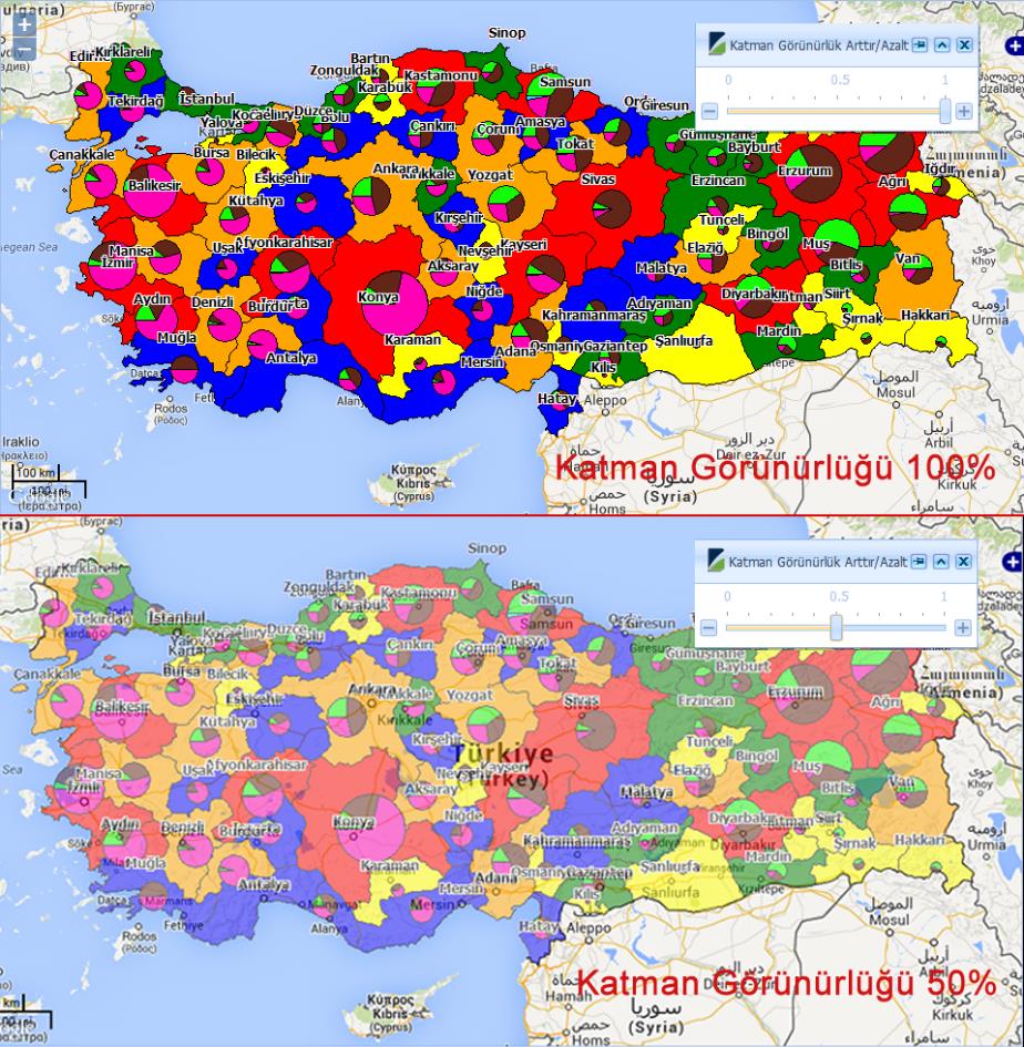 1.4 Haritayı Yenile Aracı Harita Yenile Aracı ile mevcut harita görüntüsü sayfa yenilenmeden yenilenir. 1.