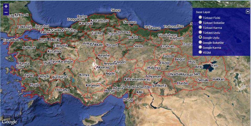 gibi bilgilere grafiksel olarak ulaşabilir, analiz işleminden sonra Bilgi Al aracı ile haritada tıklanan noktada