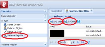 9. Portalde kayıtlı kullanıcılar listesine nasıl ulaşabilirim? Portal üzerinden e-fatura Uygulamasına Kayıtlı Kullanıcılar Listesine ulaşılabilmektedir.