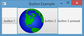 Düğme Örneği Button button1 = new Button("button 1"); Button button2 = new Button("button 2", new ImageView( "http://www.clker.com/cliparts/5/9/c/2/1194984395619889880earth_glo be_dan_gerhrads_01.svg.