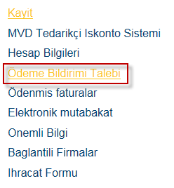 5. Ödeme bildirimlerinin www.miag.