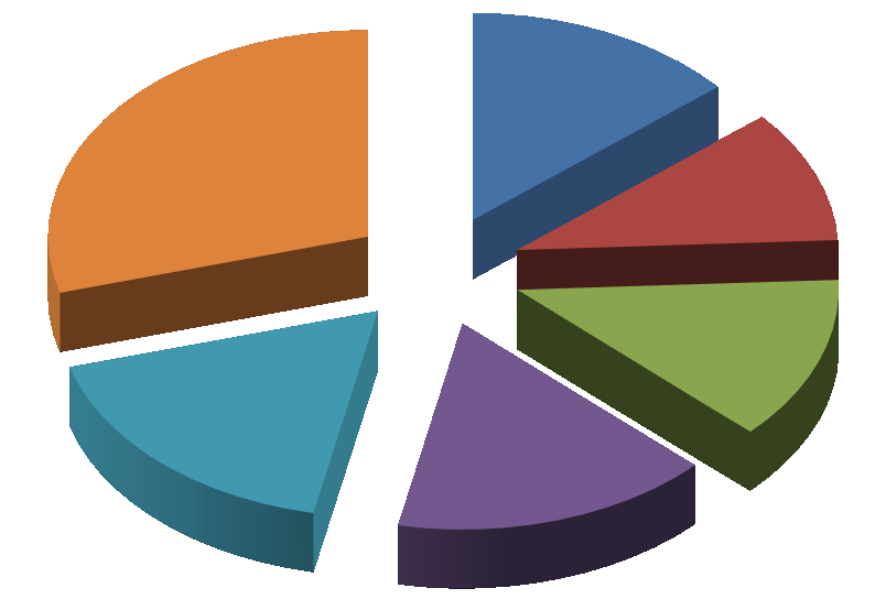 Bakanlık Personelinin Eğitim Durumlarına Göre Dağılım Grafiği Yüksek Lisans 283 % 8,6 Doktora 25 % 0,8 1 İlköğretim 201 % 6,2 Lise 587 % 17,9 Lisans 1.