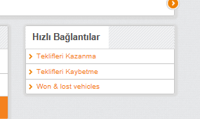 Buradaki işaretlerin anlamları aşağıdaki gibidir. Statistics Description İhaledeki araç sayısı İhale başlangıç tarihi. İhale bitiş tarihi. 3.