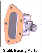 Statik Port: Statik hava basıncının, sadece havanın ağırlığından dolayı oluşan basınç, ölçüldüğü sensördür.