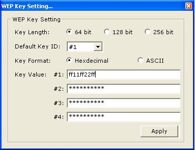 4a Bağlantı yapılan ağ sisteminde WEP şifreleme özelliği var: Hayır (No) seçeneğini tıklayın. Ayarlar, otomatik olarak kaydedilir.