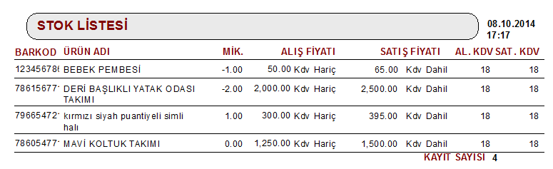 4. butonuna tıklayarak alım yapmış olduğunuz firmalarınızın E Mail, Vergi No, Alım Yapmış Olduğunuz Bakiye gibi detaylı