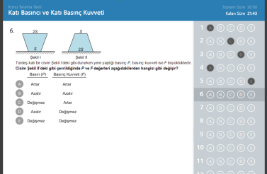 Yaprak Test olarak sağlanır)