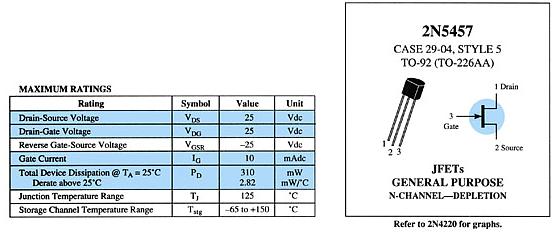 JFET Katalog