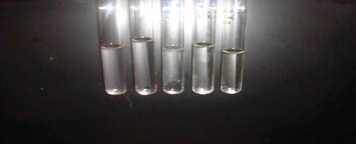 NF270 OZONLAMA XLE HAMSU BW30 ġekil 4. 5: Boya yıkama suyunun ve bu atıksuyun membran filtrasyonu sonucu elde edilen süzüntülerinin görünümü.