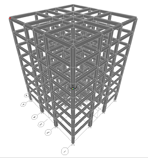 Şekil 4.1 (devamı) : Yapının geometrik özellikleri. 4.2 Malzeme Özellikleri Taşıyıcı sistemlerin tasarımında kullanılan malzeme özellikleri beton için C30, donatı çeliği için S420a dır.