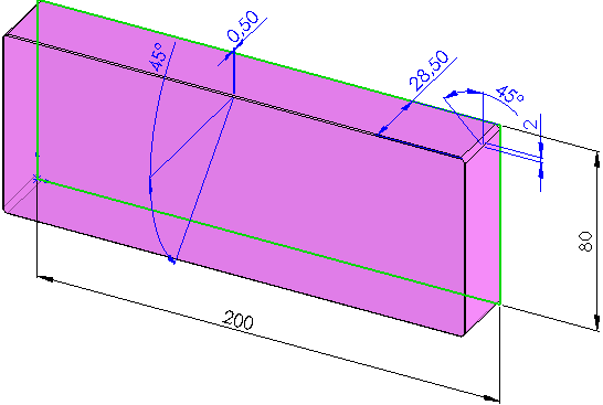 Şekil 2.35: Üst kalibre bağlantı plakası ana ölçülerinin oluşturulması Şekil 2.36: Alt kalibre bağlantı plakası ana ölçülerinin oluşturulması Dişi plakalar (kalibre alt ve üst plakalar) D3.
