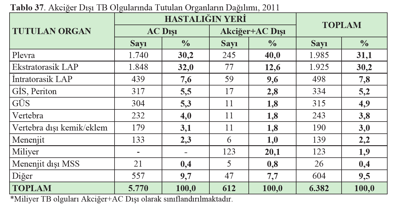 Türkiye de Verem