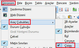 6. NESNE İŞLEMLERİ Bu bölümde nesne eklemeyi ve biçimlendirmeyi öğreneceğiz. 6.1. Şekil Ekleme Metin Belgesi üzerine çeşitli otomatik şekiller ekleyebiliriz.