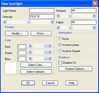 Intensity: Işık kaynağının şiddetini yametin kutusuna yazarak ya da yada ayar çubuğu ile ayarlıyoruz. Color: Işığın rengini az önce Ambient Light konusunda ayarladığımız gibi ayarlıyoruz.